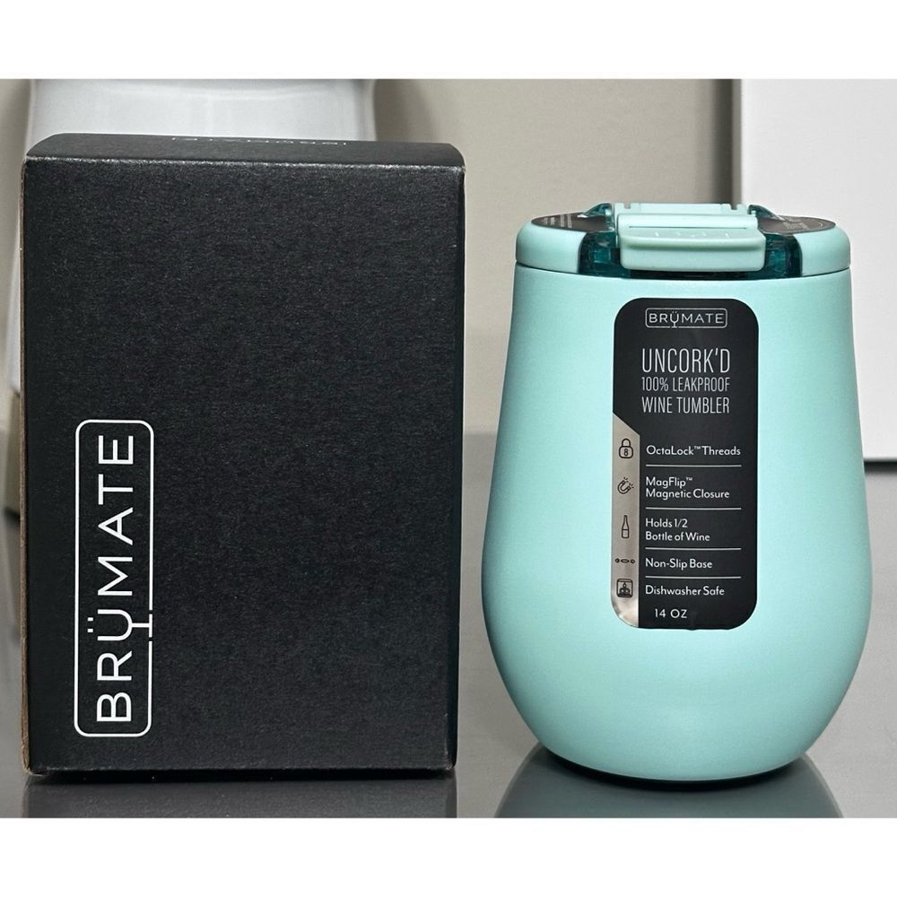 BRUMATE UNCORK'D 14oz WINE TUMBLER, MINT